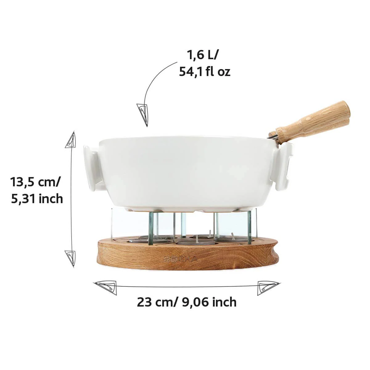 Candle Light Fondue Twinkle - 1,6 L - Image 5
