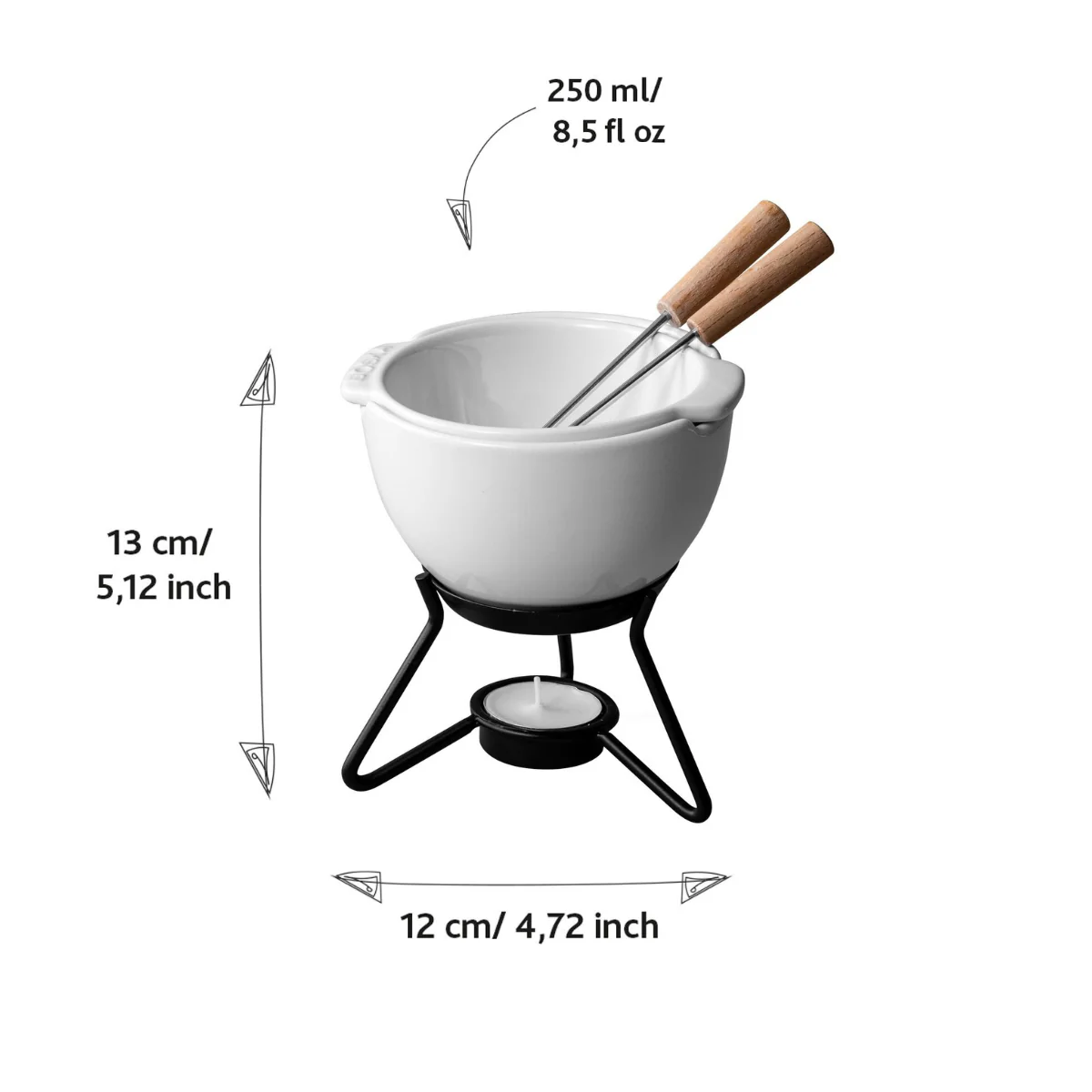 Choco Fondue Petit Marie - 250 ml - Image 3