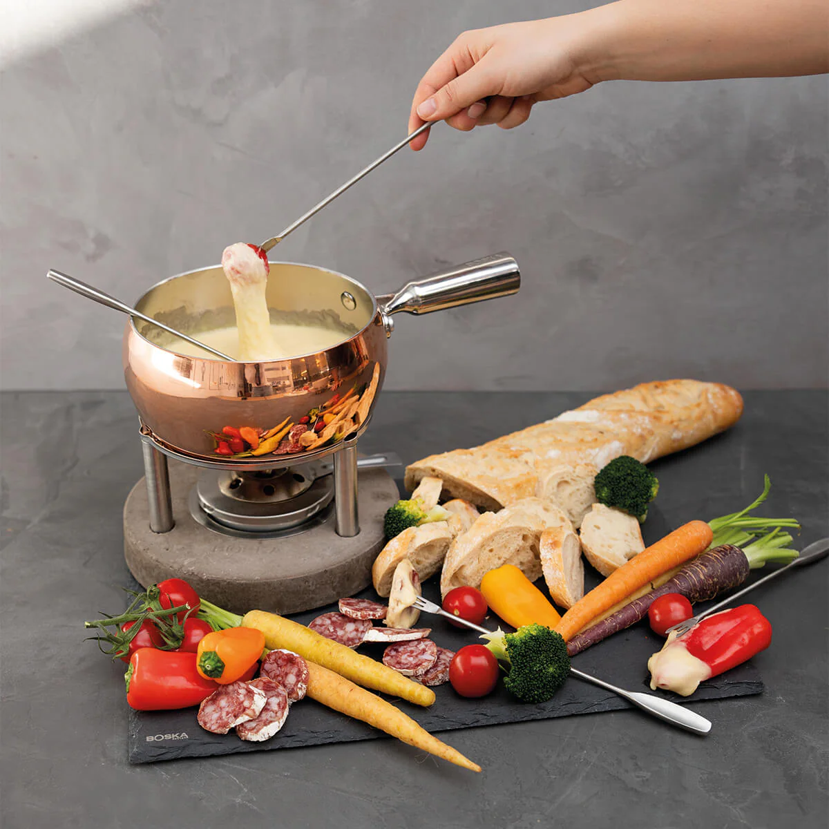 Fondueset Koper - 1,7 L - Image 4