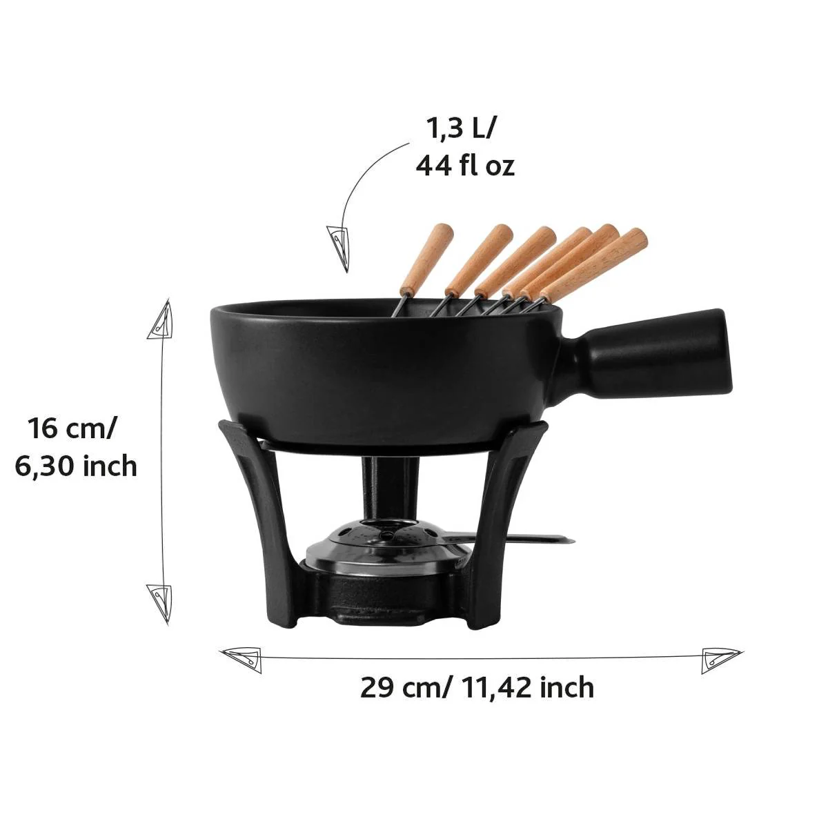 Fondueset Nero - 1,3 L - Image 5