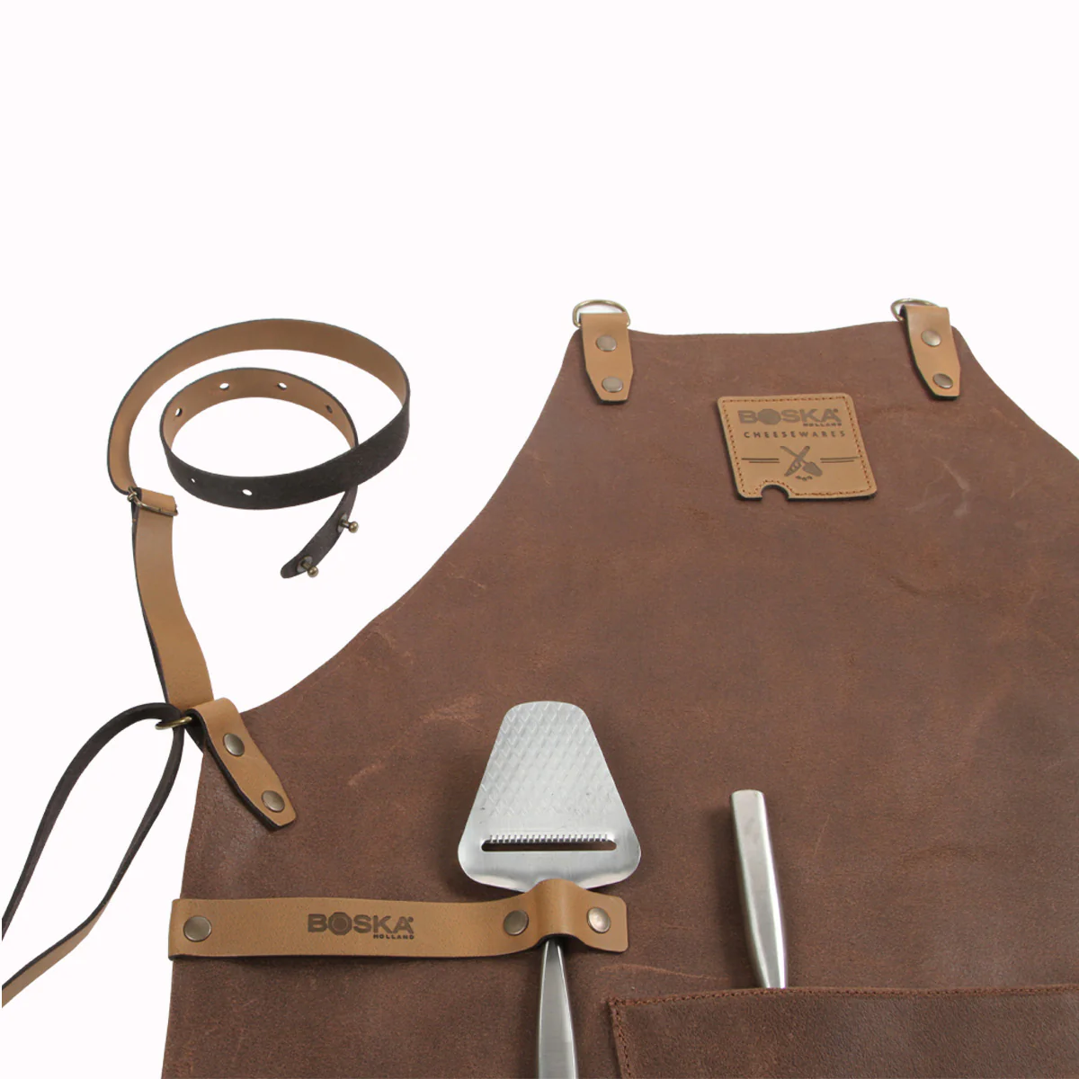 Mr. Smith Keukenschort Bruin Cross-body - Image 4