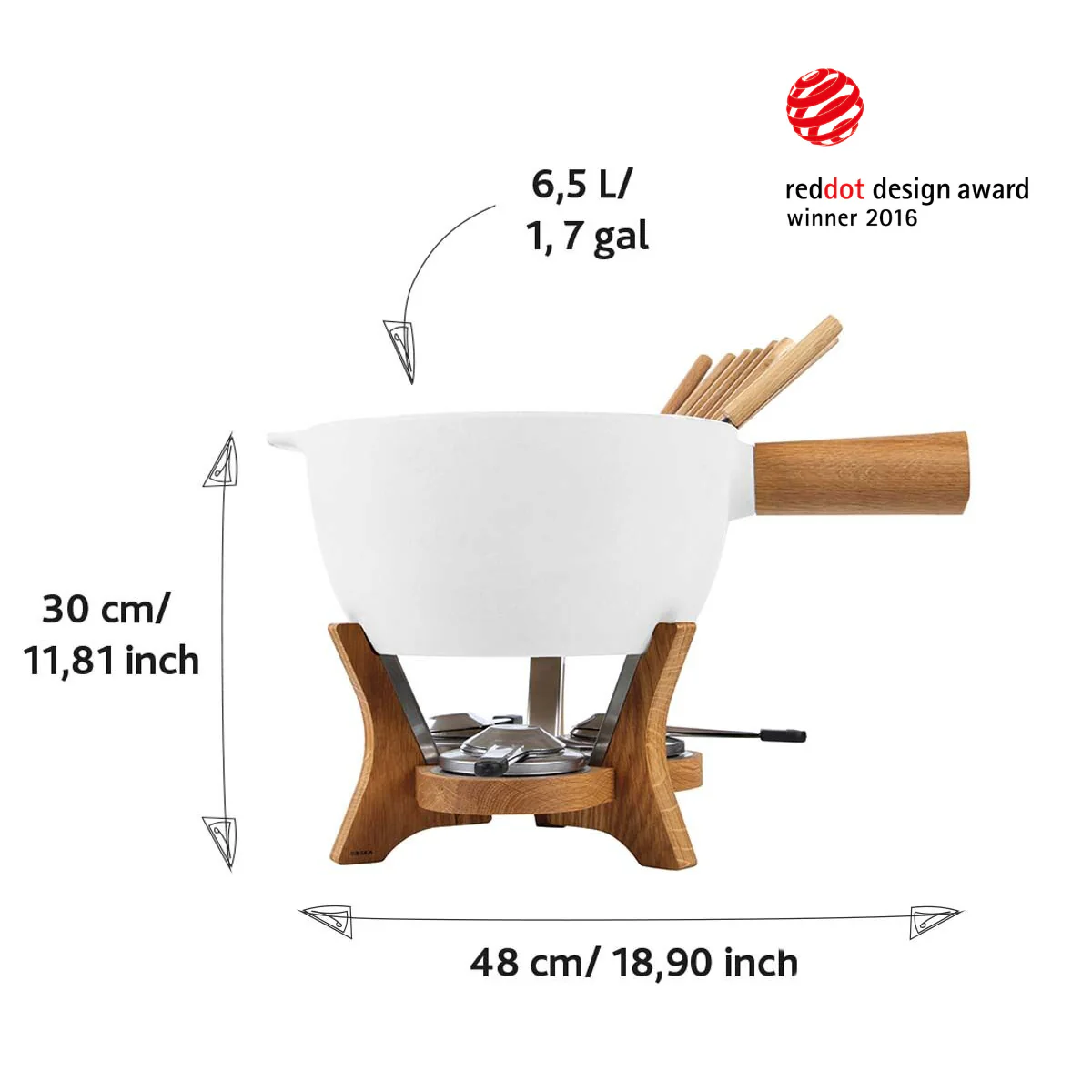 Party Fondue Mr. Big - 6,5 L - Image 3