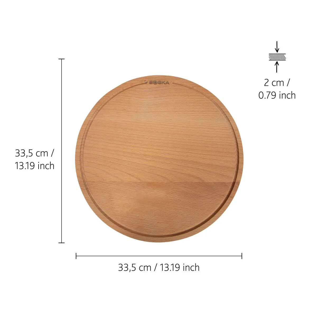 Pizzaplank Amigo L - ⌀ 34 cm - Image 3