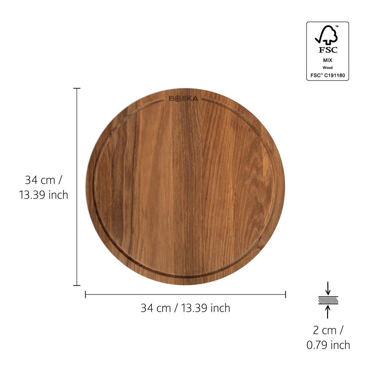 Pizzaplank Friends L - ⌀ 34 cm - Image 5
