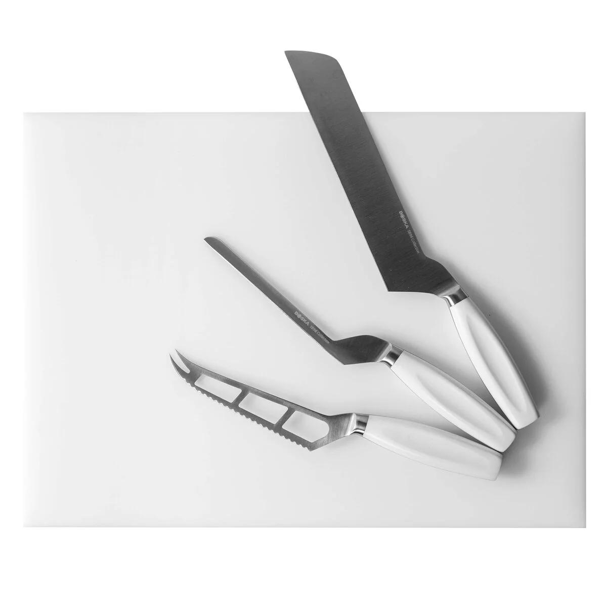 Professioneel Kaasmes Halfhard - Wit 210 mm - Image 5