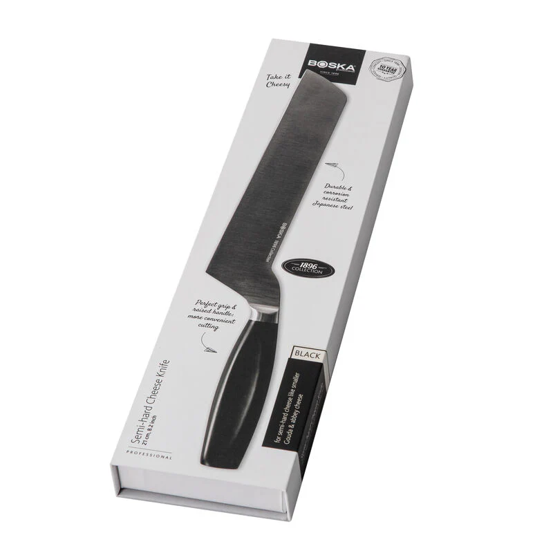 Professioneel Kaasmes Halfhard - Zwart 210 mm - Image 3