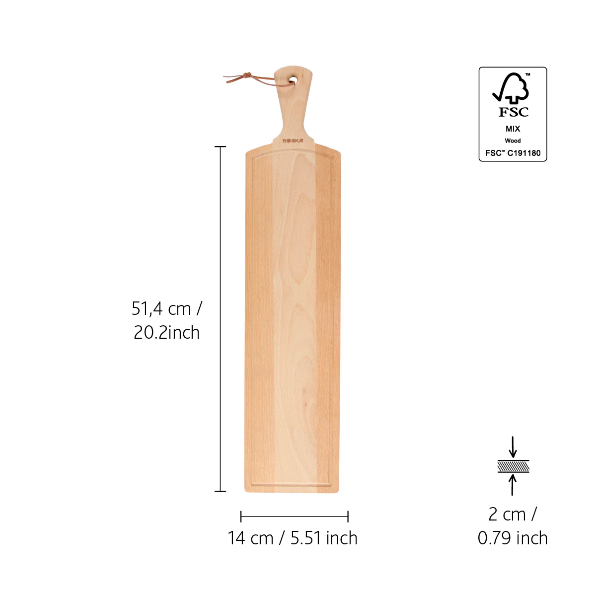Serveerplank Amigo L - 51,4 cm - Image 3