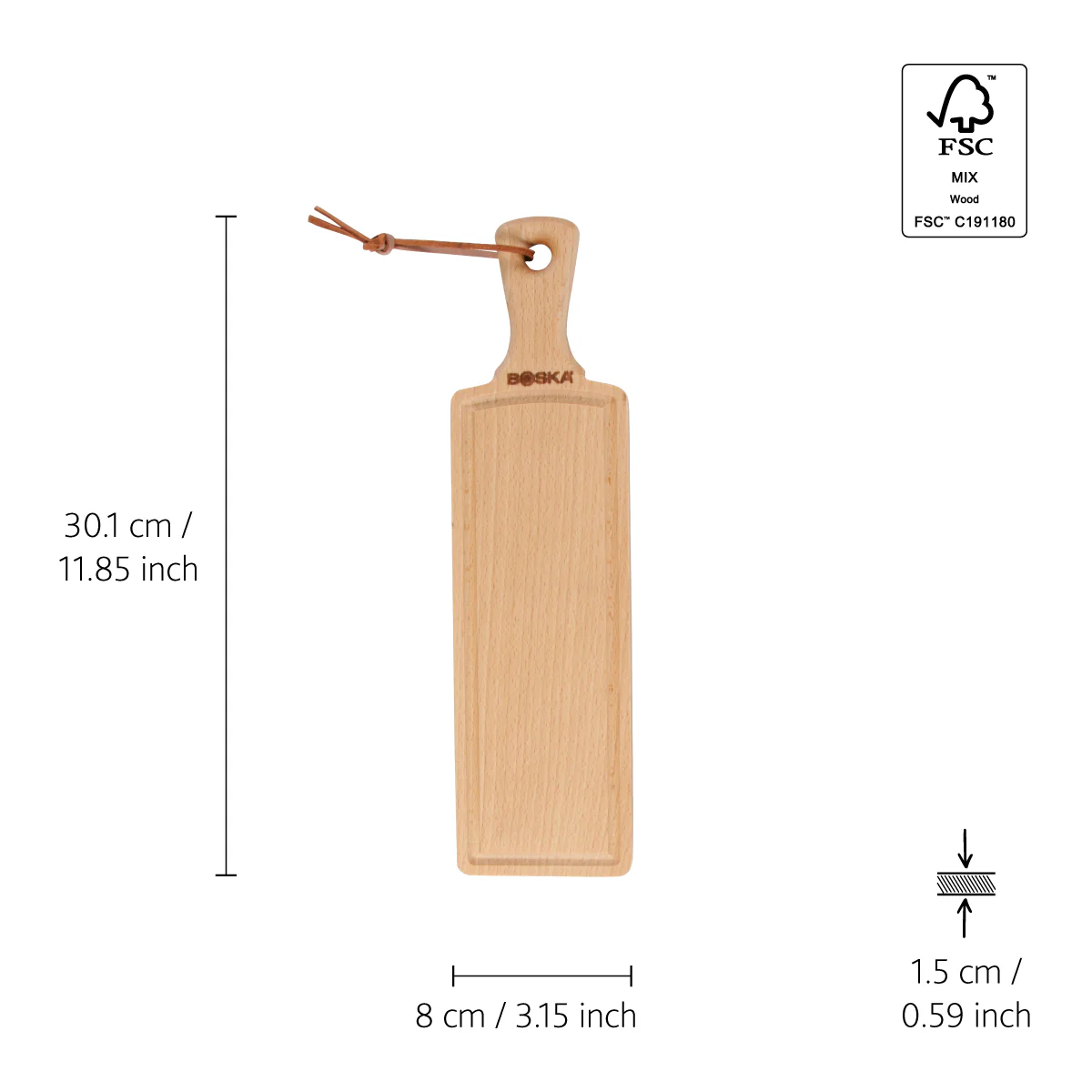 Serveerplank Amigo S - 22,3 cm - Image 3