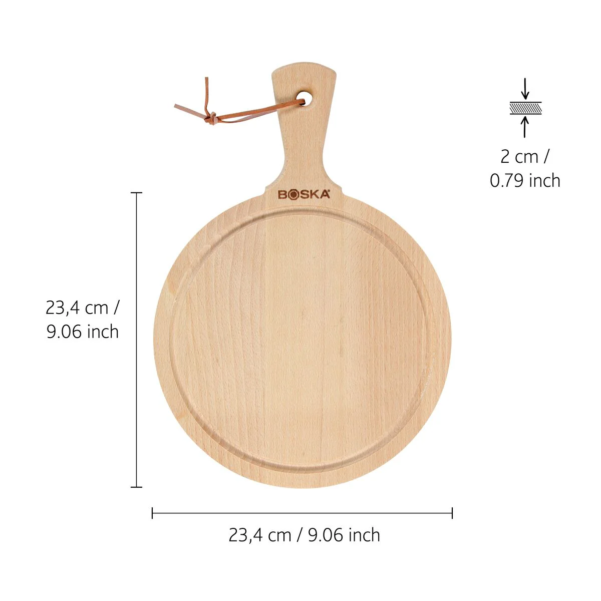 Serveerplank Rond Amigo M - ⌀ 23.4 cm - Image 3