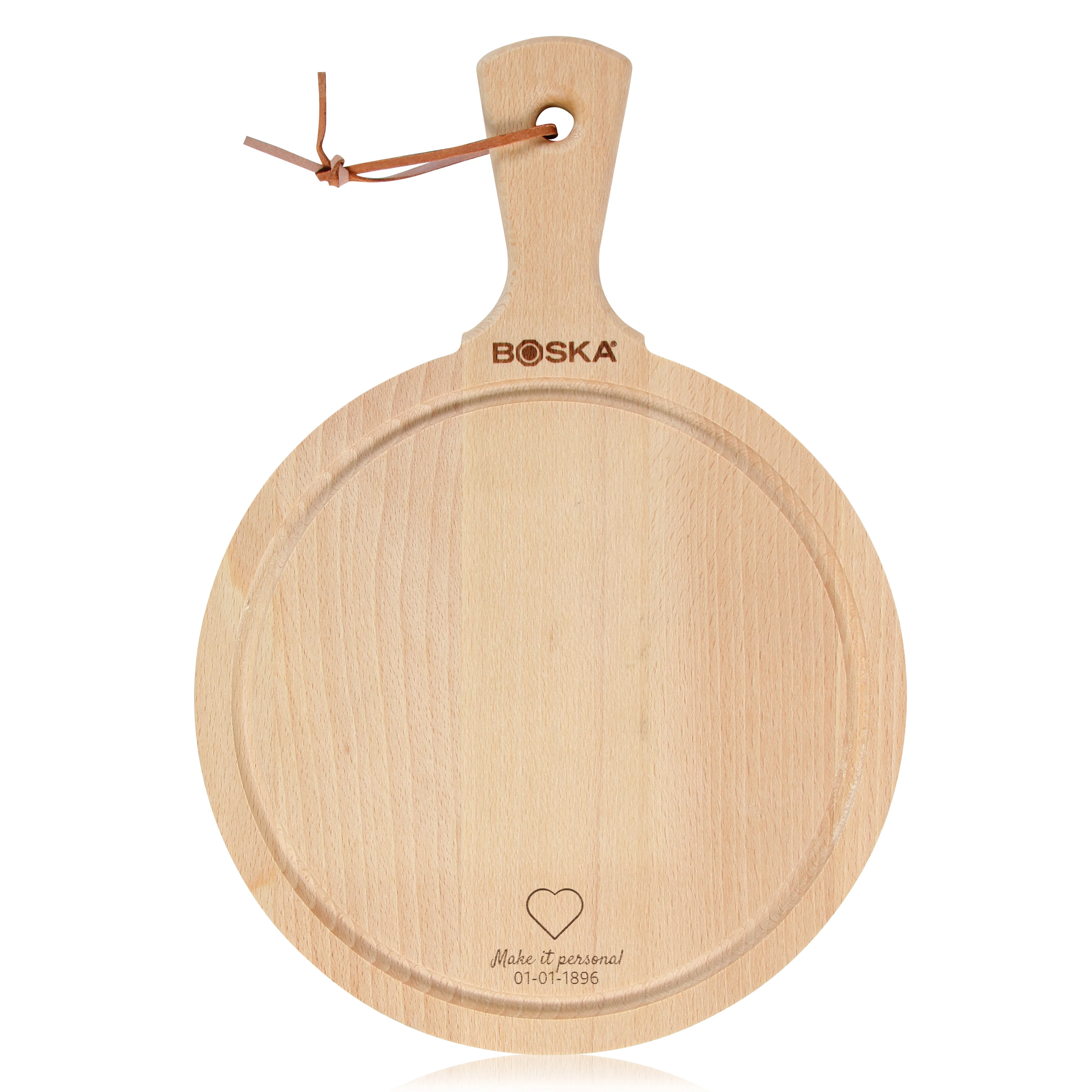 Gepersonaliseerde Serveerplank Rond Amigo M - ⌀ 23.4 cm