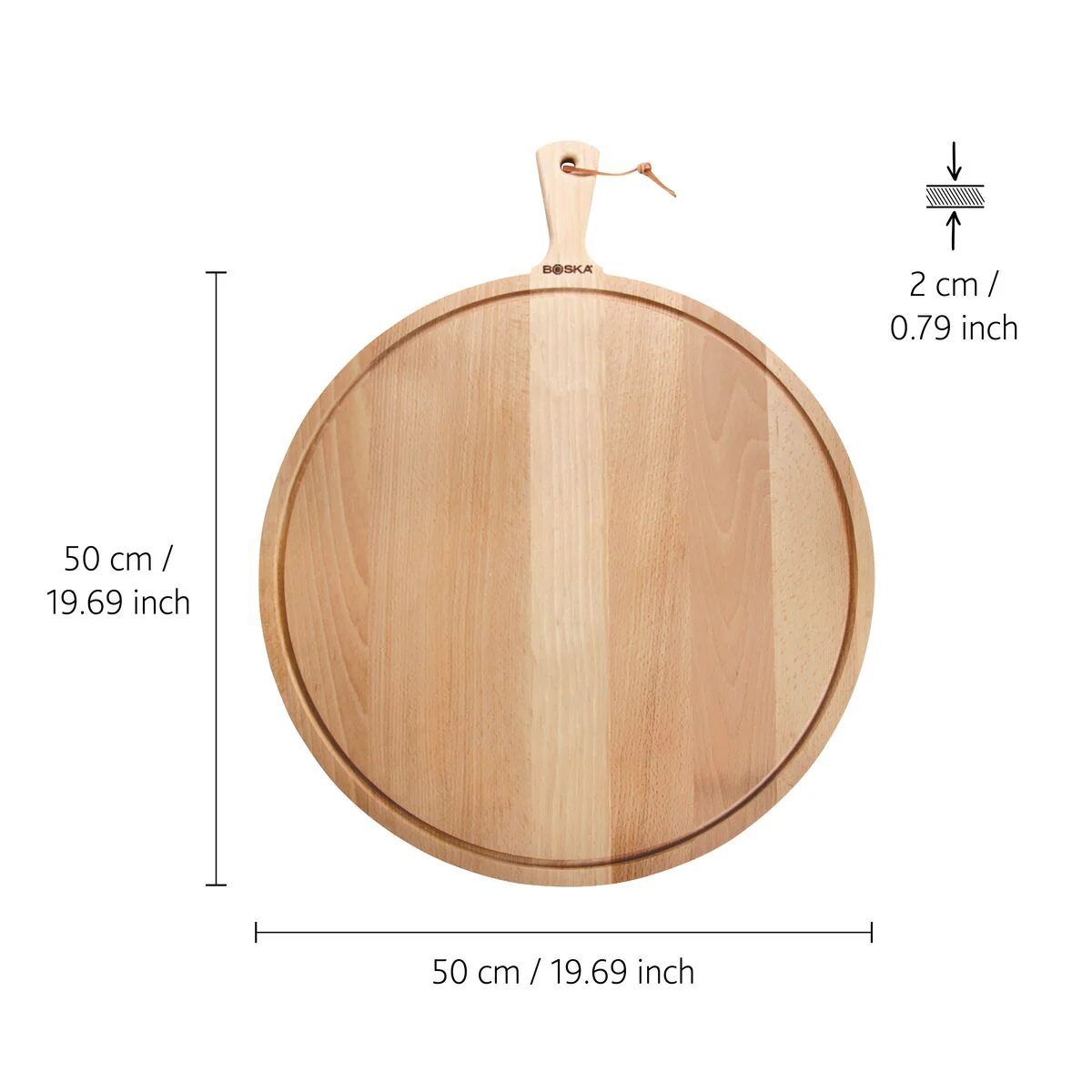 Serveerplank Rond Amigo XXL - ⌀ 50 cm - Image 3