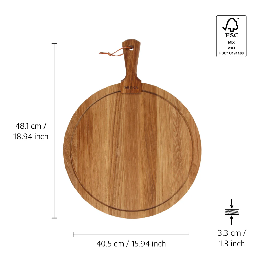 Serveerplank Rond Friends L - ⌀ 39 cm - Image 3