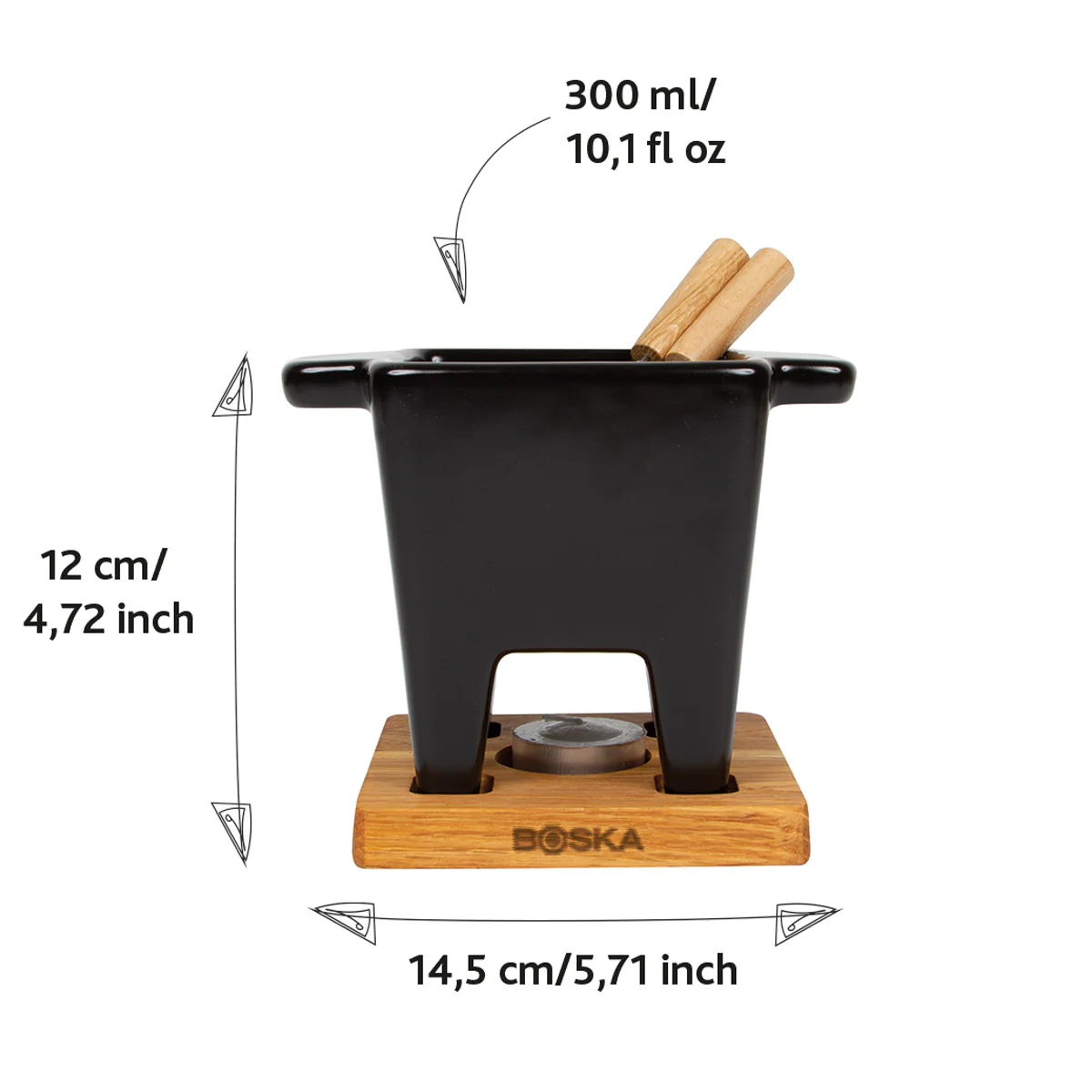 Tapas Fondue Nero - 300 ml - Image 6