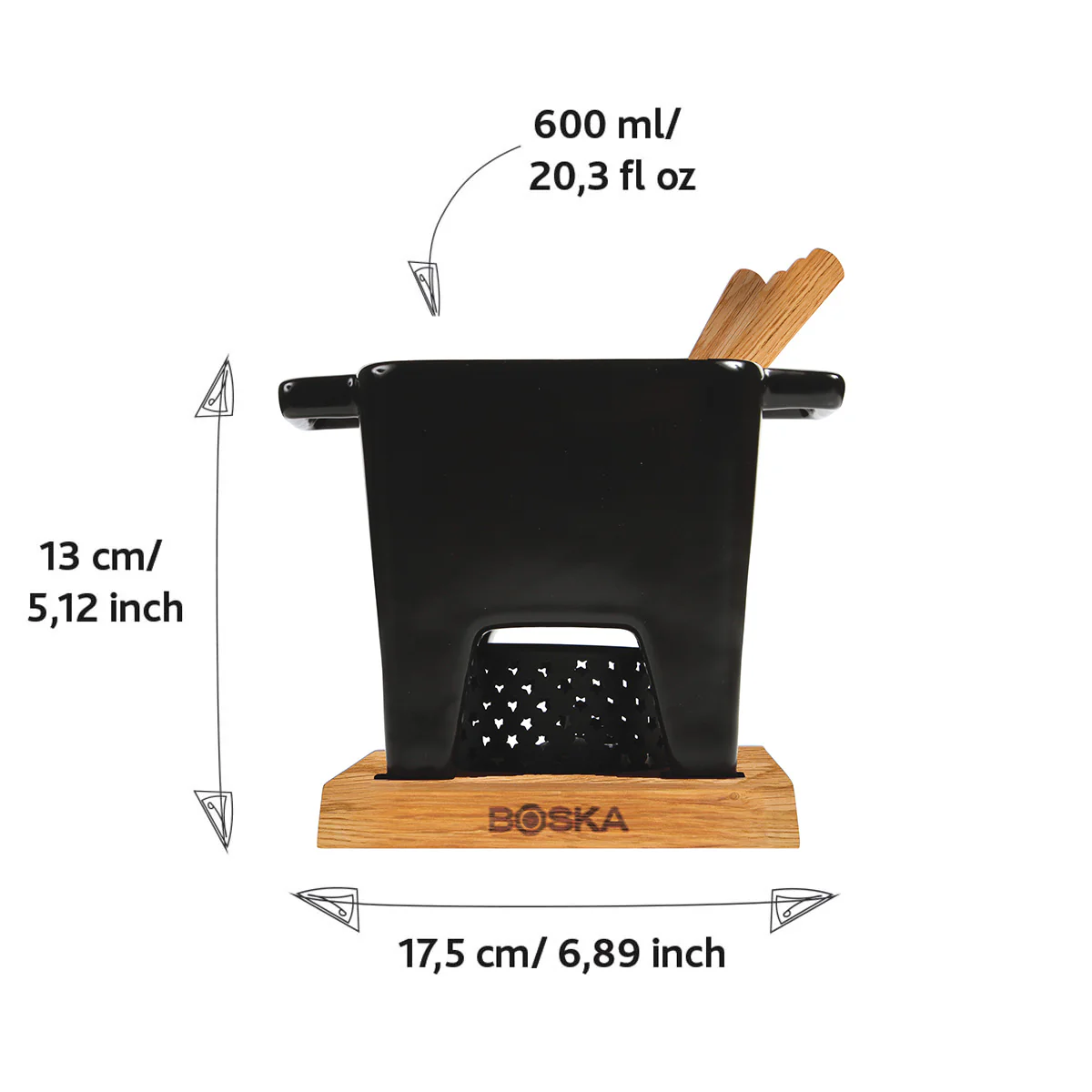 Tapas Fondue Nero L - 600 ml - Image 5