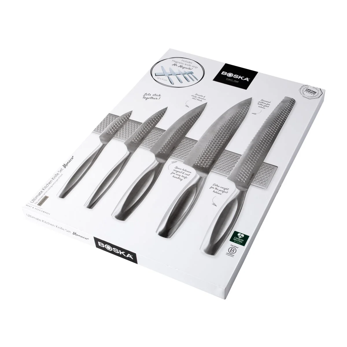 Ultimate Kitchen Knife Set Monaco+, incl. magneetstrip - Image 3